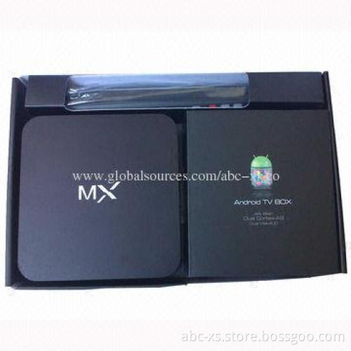 Airplay IPTV OTT Box with Dual Core, Cortex A9, Google's 4.2, DLNA, 8GB NAND Flash